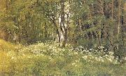 Ivan Shishkin Flowers on the Edge of a Wood oil